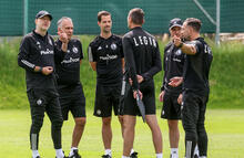 sztab Pierwszy trening z nowym trenerem