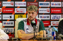 Kacper Tobiasz Trening przed meczem z FK Aktobe