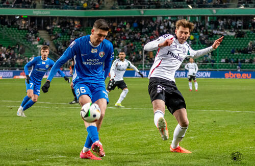 Legia Warszawa - Puszcza Niepołomice 2:0 Michalis Kosidis Jan Ziółkowski