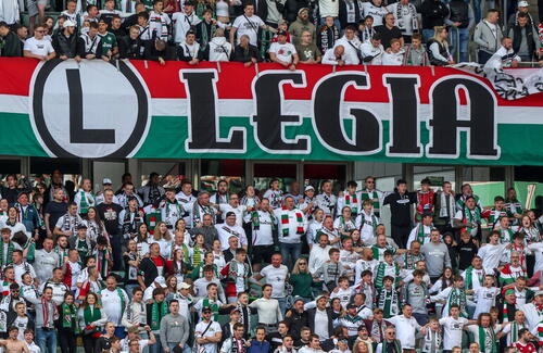 Legia Warszawa - Stal Mielec 2:2 kibice Legii