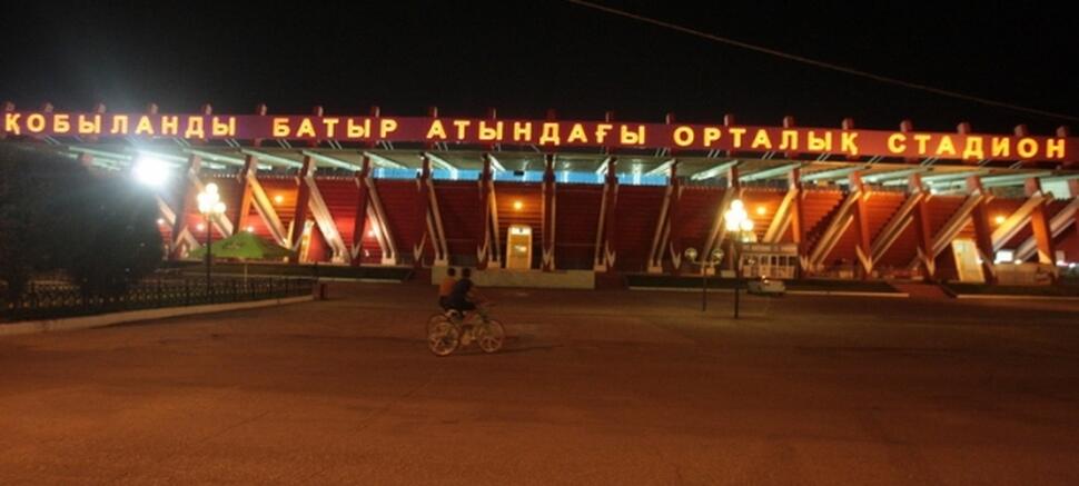 Legioniści trenowali na stadionie w Aktobe