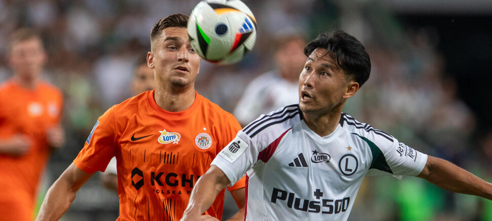 Legia - Zagłębie Ryoya Morishita Tomasz Pieńko