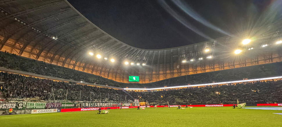stadion Lechii Gdańsk Lechia Gdańsk - Legia Warszawa 0:2