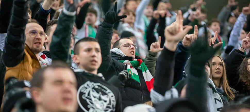 Legia Warszawa - Korona Kielce 1:1 kibice Legii