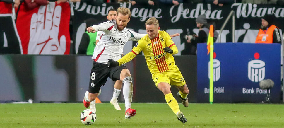 Legia Warszawa - Korona Kielce 1:1 Mariusz Fornalczyk Rafał Augustyniak