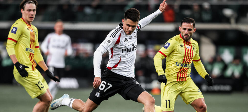 Legia Warszawa - Korona Kielce 1:1 Bartosz Kapustka Nono