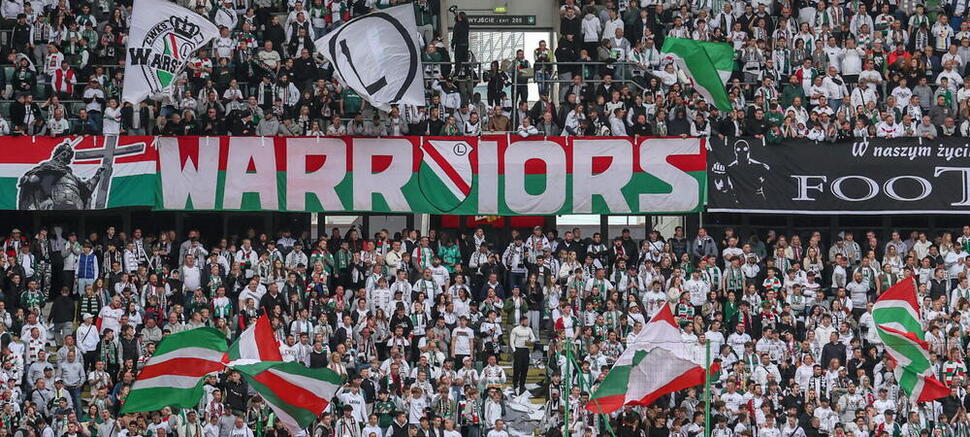 kibice Legii Legia Warszawa - Lech Poznań 0:1