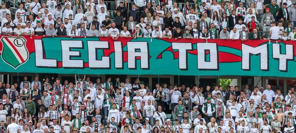 Legia Warszawa - Stal Mielec 2:2 kibice Legii