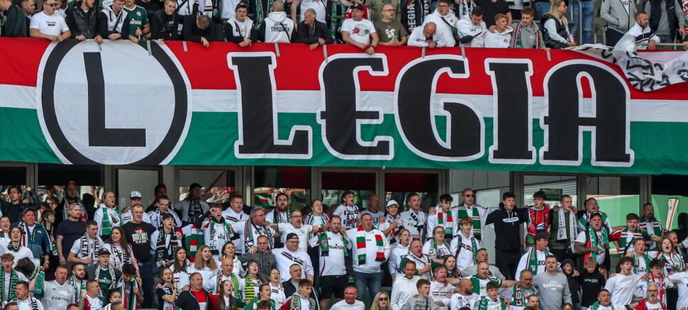 Legia Warszawa - Stal Mielec 2:2 kibice Legii