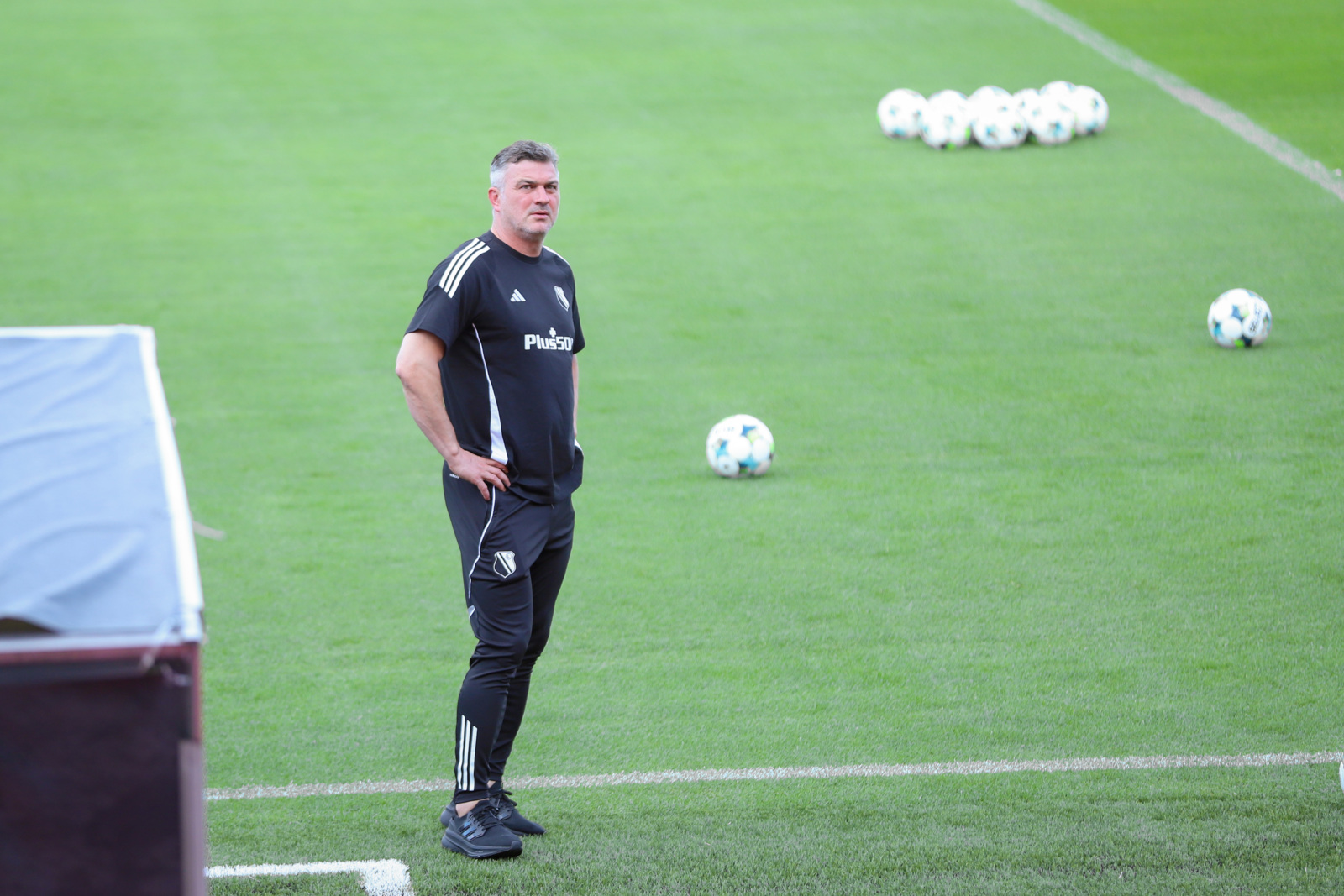 Trening przed meczem z Baník Ostrawa