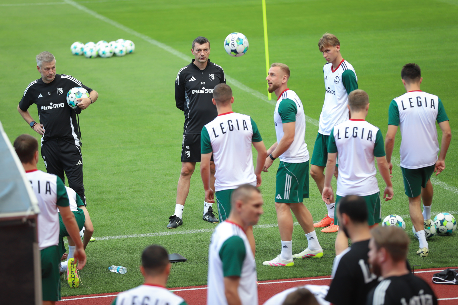 Trening przed meczem z Baník Ostrawa
