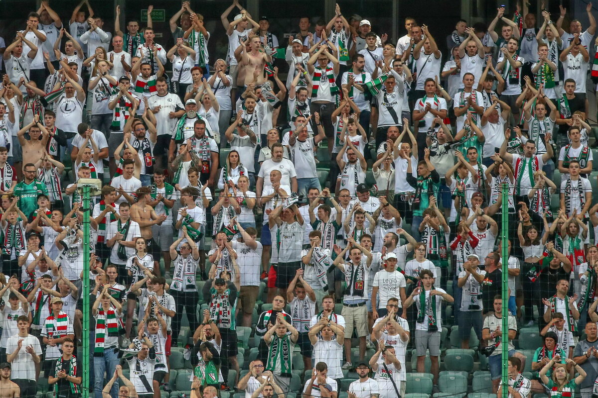 kibice Legii oprawa oprawy