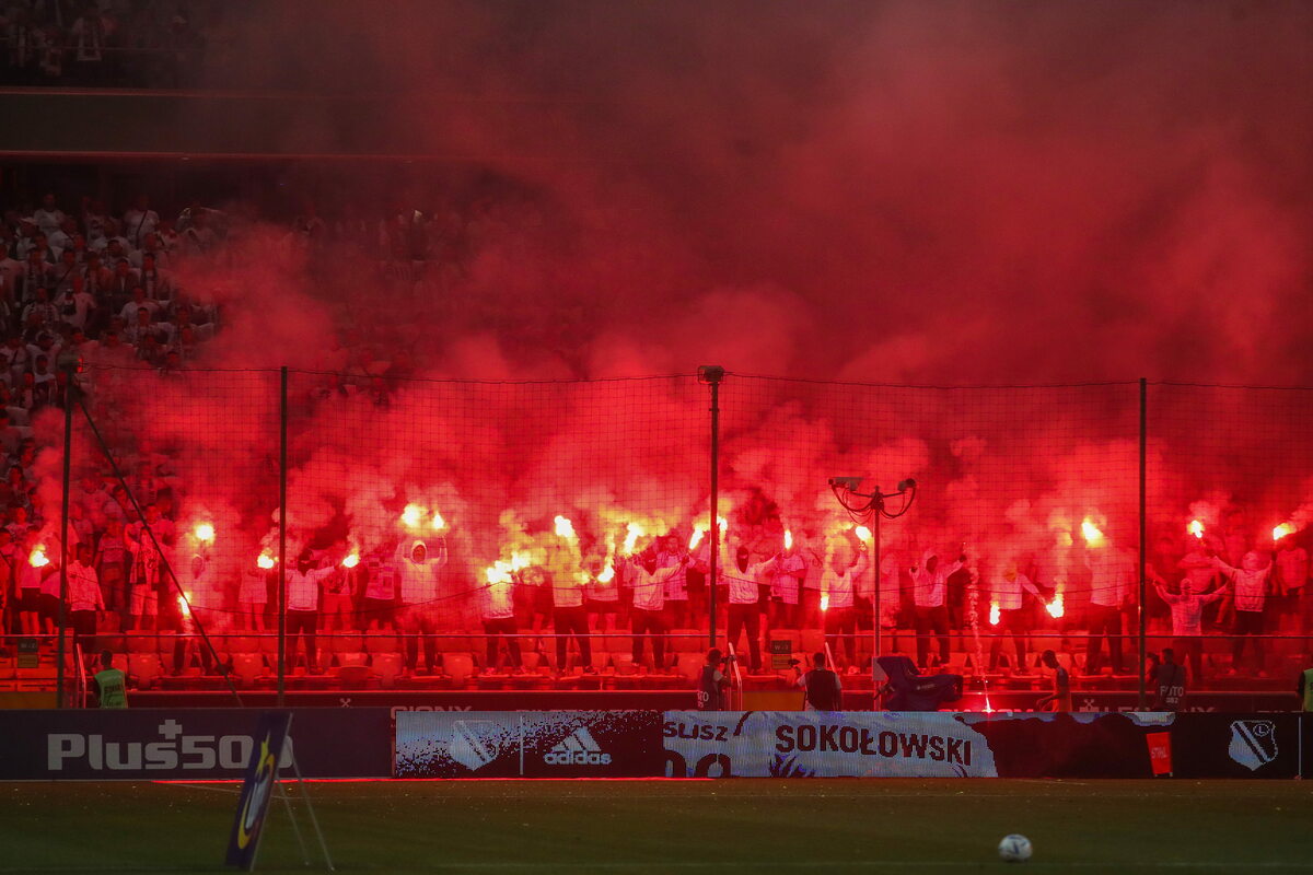 kibice Legii oprawy oprawa