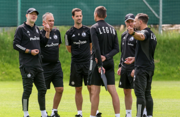 sztab Pierwszy trening z nowym trenerem