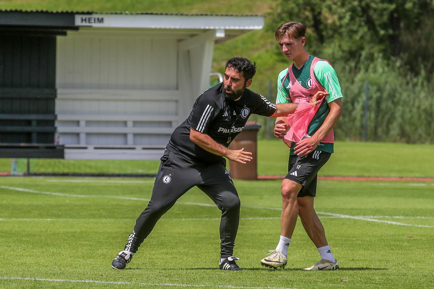 Goncalo Feio Viktor Karolak Trening w potwornym upale