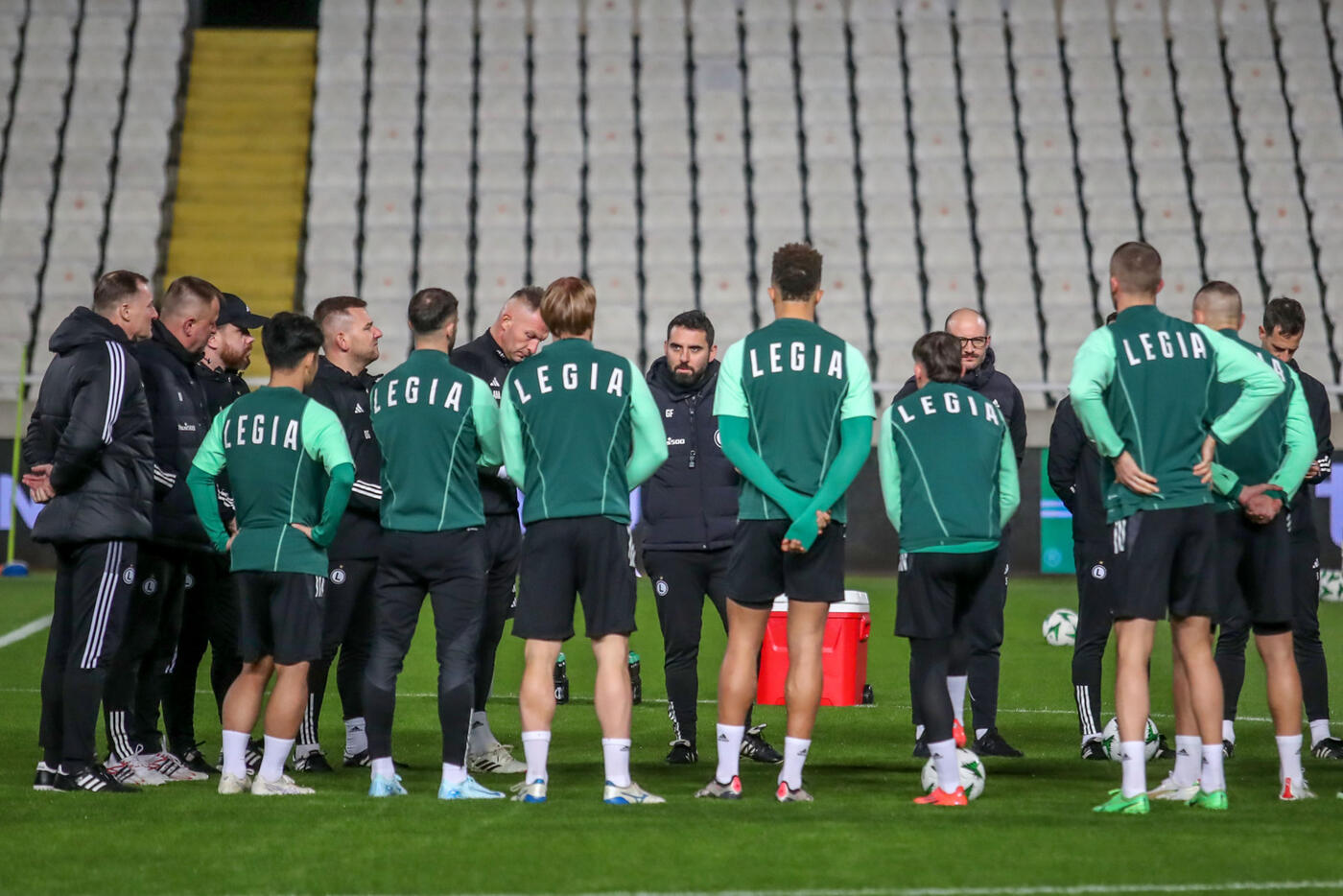 Legioniści trenowali na stadionie Omonii