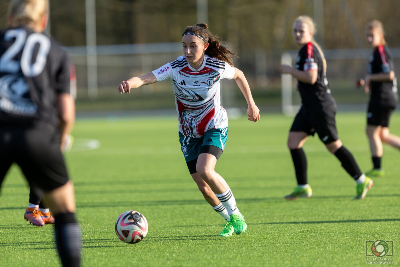 Legia Ladies - Czarni II Sosnowie 6:1 (4:1)