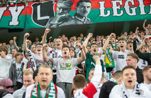 kibice Legii Legia Warszawa - Jagiellonia Białystok 0:1