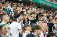 kibice Legii Legia Warszawa - Jagiellonia Białystok 0:1