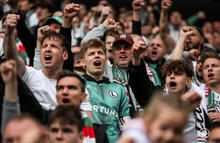 kibice Legii Legia Warszawa - Lech Poznań 0:1