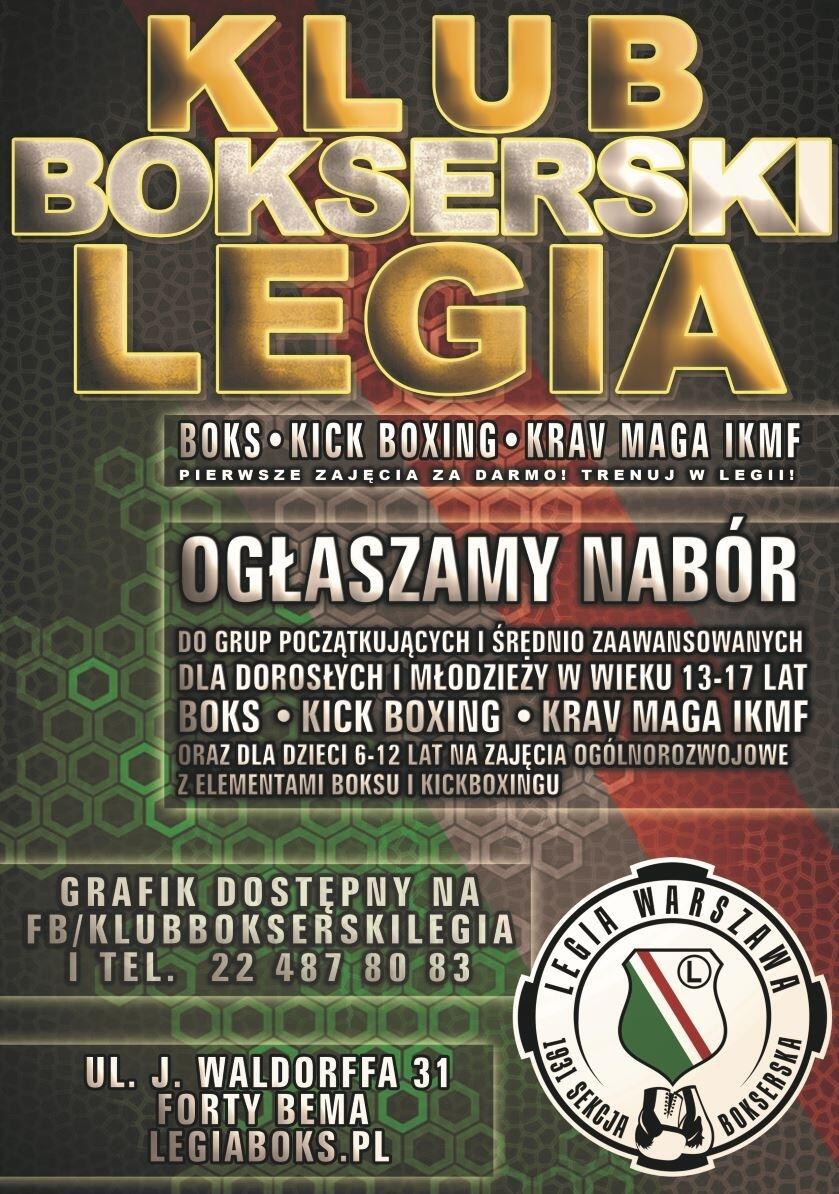 News: Nabory do sekcji bokserskiej Legii