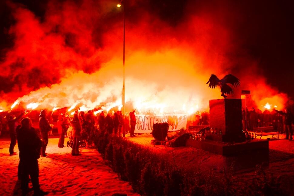 News: Kibice Legii upamiętnili Dzień Pamięci Żołnierzy Wyklętych