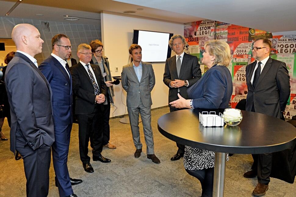 News: Premier Norwegii z wizytą na Legii