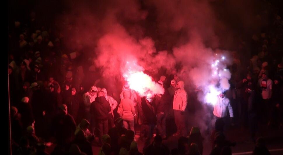 News: Spokojna manifestacja i mały żart z policji