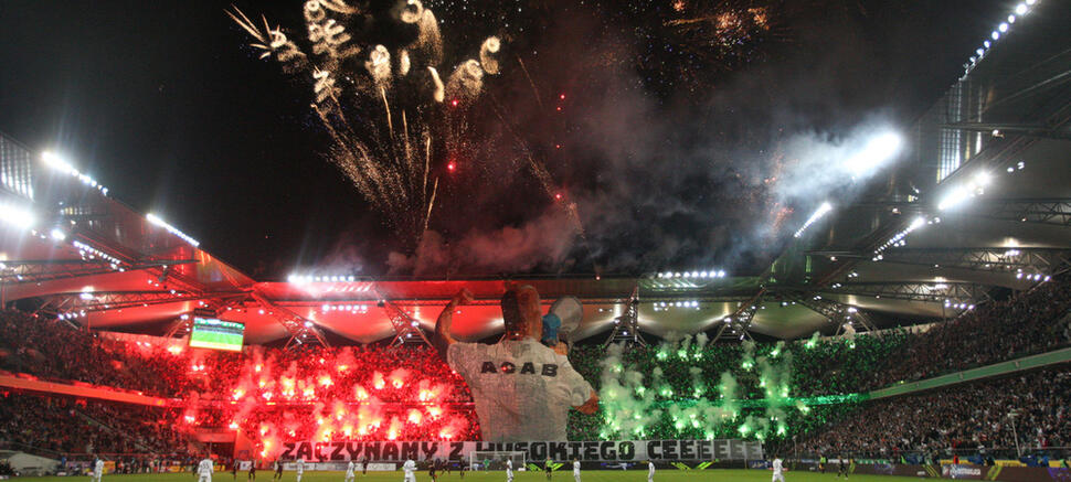 Oprawa Legia - Cracovia