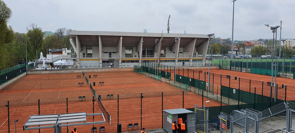 Korty tenisowe Legii. Legia Tenis.