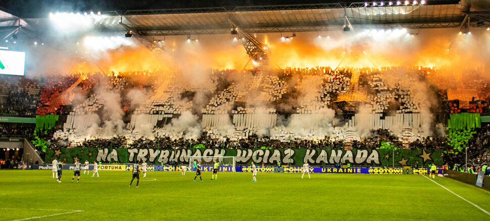 Legia oprawa kibice oprawy