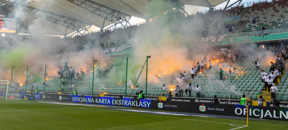 kibice Legii stadion oprawa oprawy