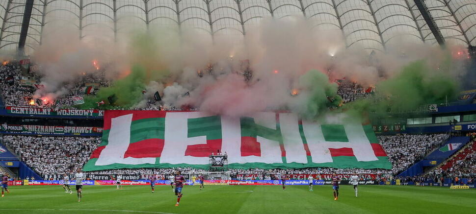 kibice Legii oprawy oprawa Stadion Narodowy PGE Narodowy Puchar Polski