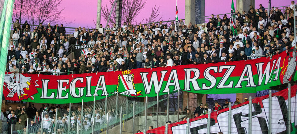 Korona Kielce - Legia Warszawa 3:3 kibice Legii