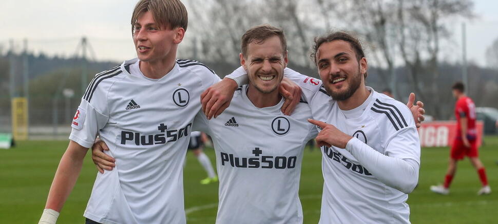 Jan Ziółkowski Julien Tadrowski Minas Vasiliadis Legia II Warszawa - Broń Radom 4:0