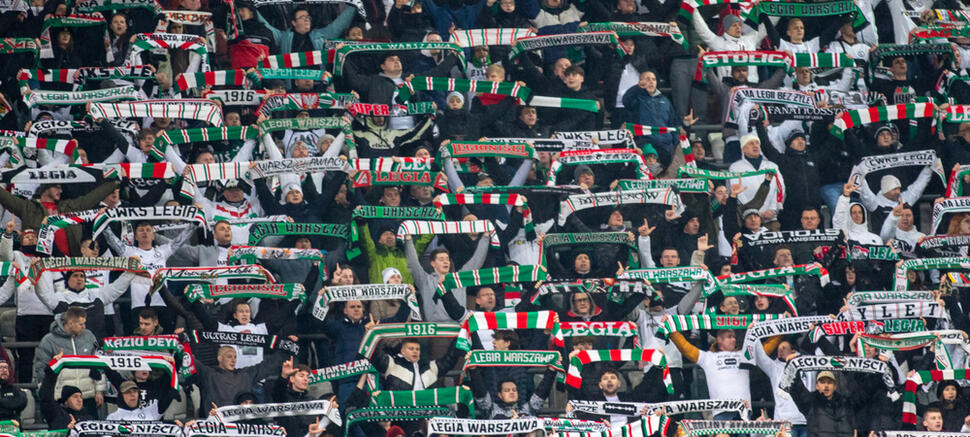 Legia - Piast kibice Legii