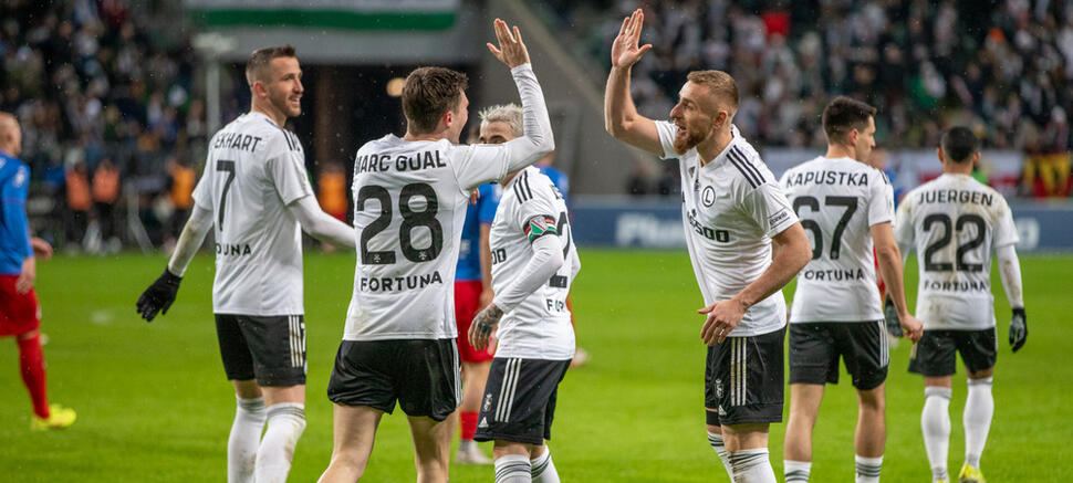 Legia Warszawa - Piast Gliwice 3:1 Marc Gual Rafał Augustyniak