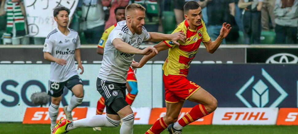 Legia Warszawa - Jagiellonia Białystok 1:1 Rafał Augustyniak Rui Nene