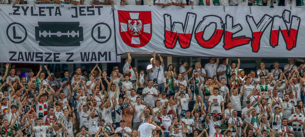 Legia Warszawa - Zagłębie Lubin 2:0 kibice Legii