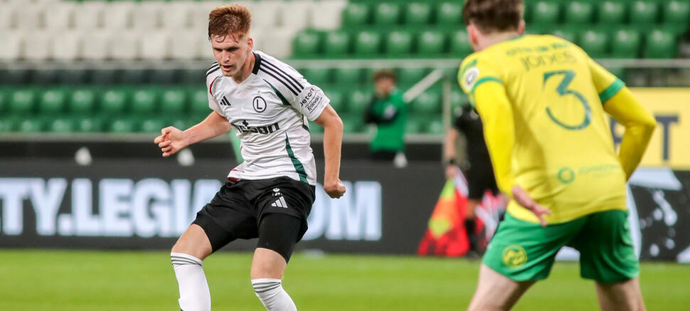 Legia Warszawa - Caernarfon Town 6:0 Jordan Majchrzak