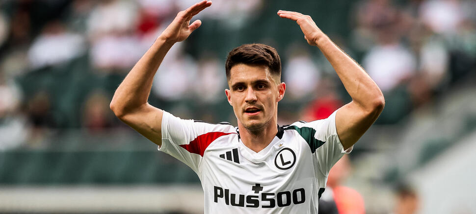 Legia Warszawa - Drita Gnjilane 2:0 Bartosz Kapustka