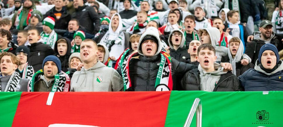 Legia Warszawa - FC Lugano 1:2 kibice Legii