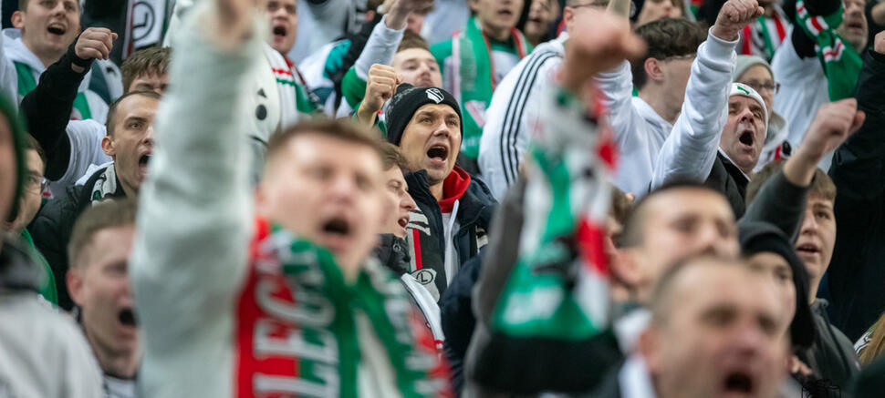 kibice Legii Legia Warszawa - Jagiellonia Białystok 3:1