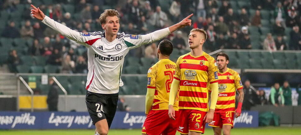 Jan Ziółkowski Mateusz Skrzypczak Legia Warszawa - Jagiellonia Białystok 3:1