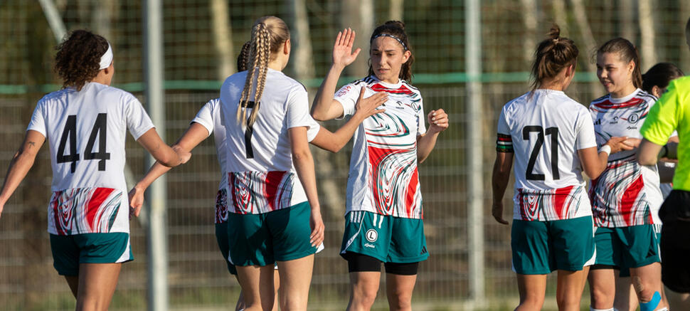 Legia Ladies - Czarni II Sosnowie 6:1 (4:1)