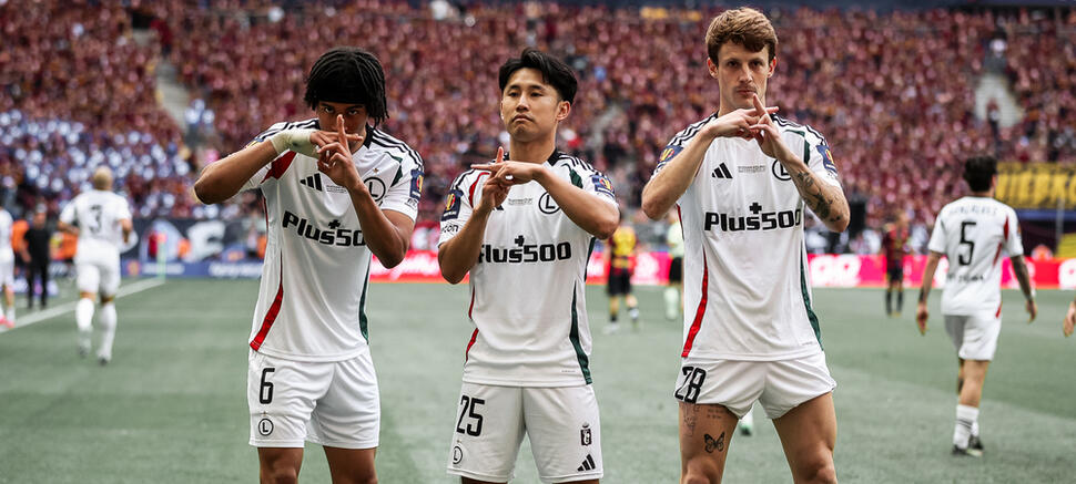 Maxi Oyedele Ryoya Morishita Marc Gual Finał Pucharu Polski: Pogoń Szczecin - Legia Warszawa 3:4