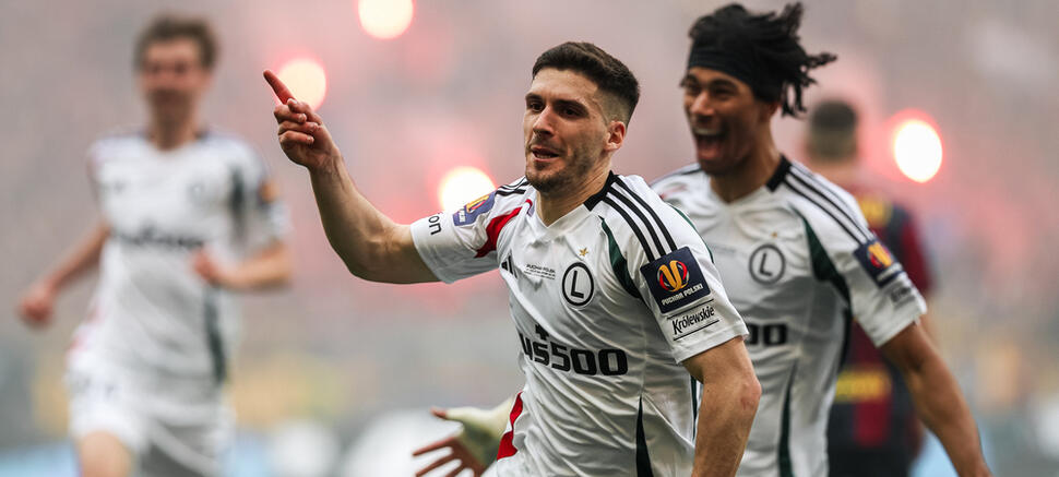 Ruben Vinagre Maxi Oyedele Finał Pucharu Polski: Pogoń Szczecin - Legia Warszawa 3:4