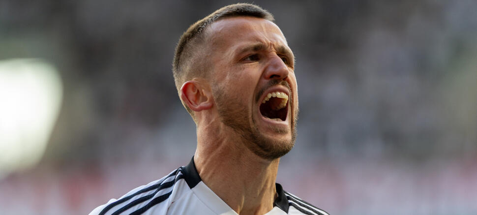 Legia Warszawa - Stal Mielec Tomas Pekhart