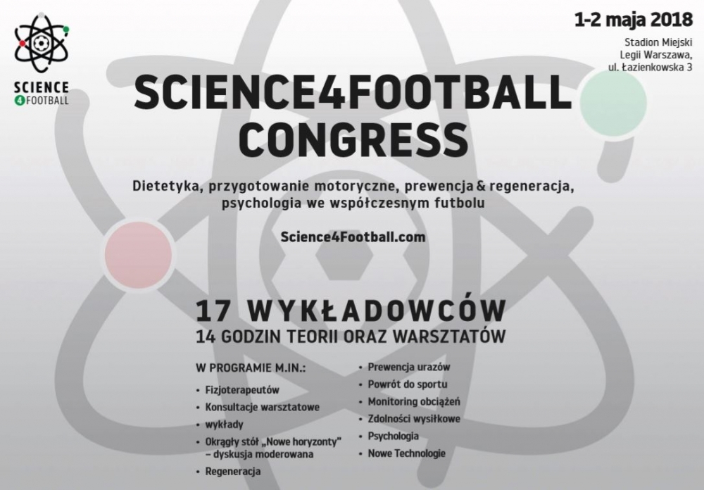 News: Kongres Science4Football na Stadionie Legii