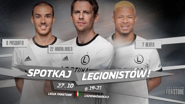 News: Piłkarze Legii i promocja w Legia FanStore